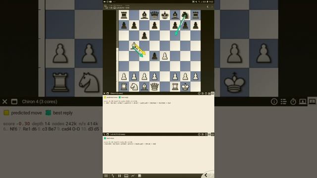 ANDROID Chess Match CHIRON 4 VS LC0 0.27 смотреть онлайн