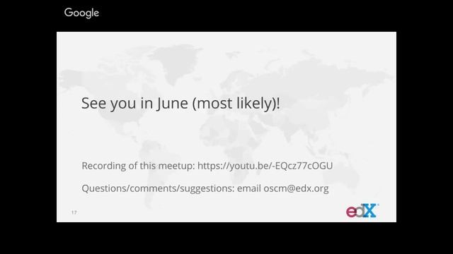 Open edX Remote Meetup (March 2017) смотреть онлайн