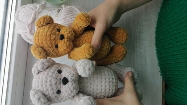 Мишка крючком. Вязаный мишка. Схема смотреть онлайн