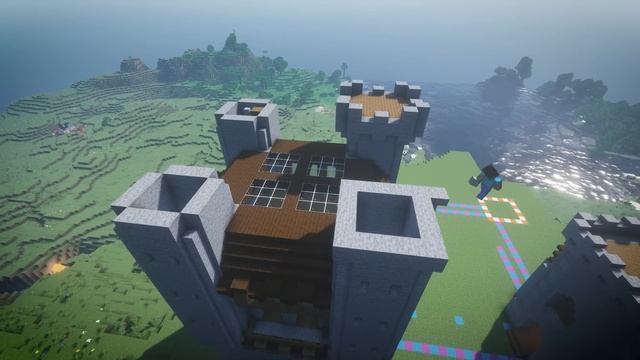 Minecraft: How to build a Medieval Castle | Tutorial смотреть онлайн