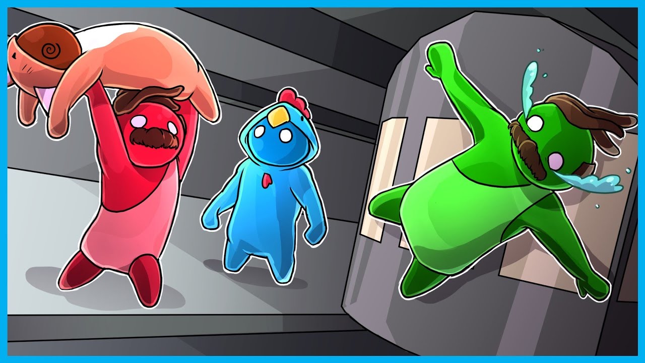 Нетоксичный МОНТАЖ - Бешеные человечки (GANG BEASTS) смотреть онлайн