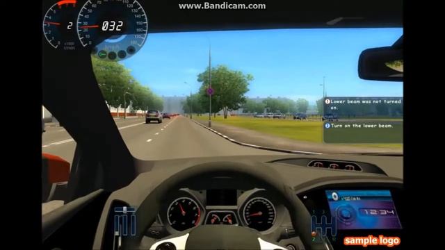 City Car Driving 2.2.7 Ford Focus 2013 смотреть онлайн