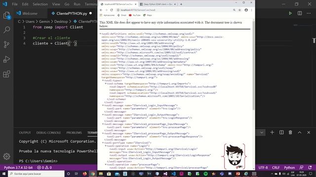 Servicio Web SOAP - Cliente PYTHON - Parte 5 смотреть онлайн