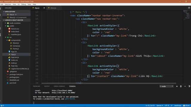 72. React Router v4 : NavLink смотреть онлайн