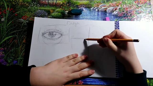 Учимся рисовать ?️глаз и ??нос | Схема глаз и носа | чертение от руки. смотреть онлайн
