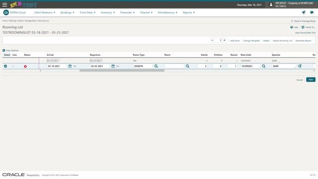 Hospitality Documentation–OPERA Cloud: Creating Block Reservations Using the Rooming List смотреть онлайн