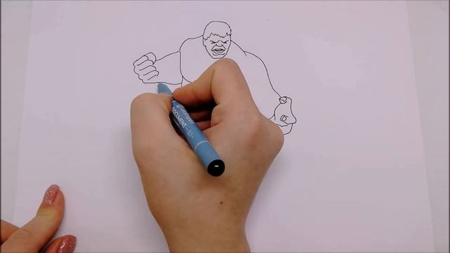 Рисуем халка / draw a hulk смотреть онлайн