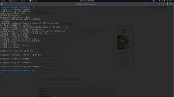 Network Hacking Tool Installation guide in Linux | Yersinia.
