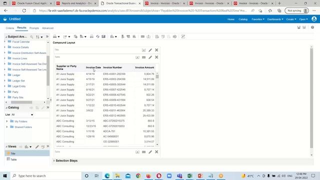 OTBI Analysis with Drill Through Functionality | Oracle OTBI Training | Oracle Business Intelligenc смотреть онлайн