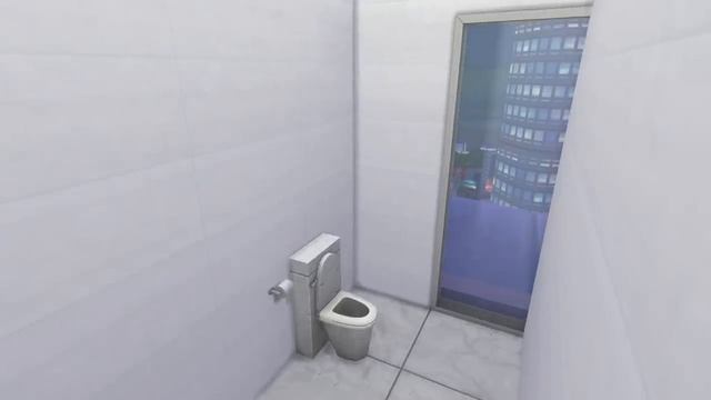 Torendi Tower Night Pool | The Sims4 Stop Motion Build | NoCC |【シムズ４建築】