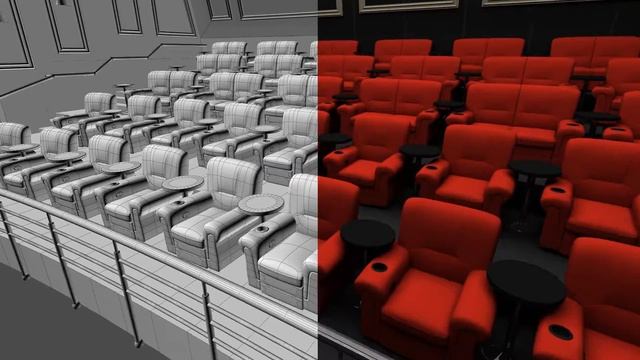 SBS Monitor VIP залы (animation test+final render) смотреть онлайн