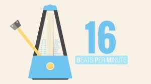 16 BPM Metronome | The BLuetiFuLL MeTRoNoME