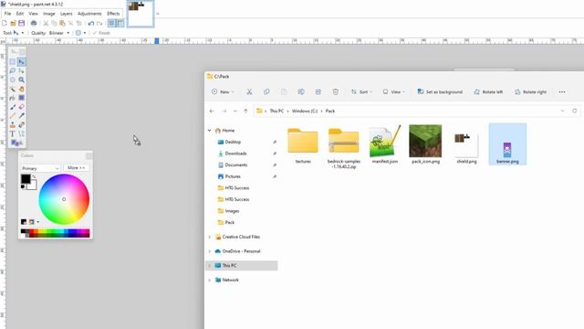 Minecraft Build Hacks How to Banner on Shield Minecraft Bedrock (Easy) смотреть онлайн