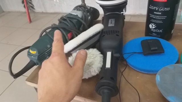 Восстановительная полировка полировальной системой Rupes италияжидкое стекло от Koch гемания