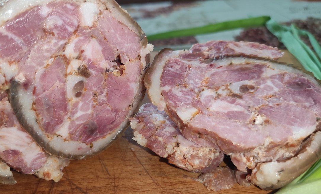 Ветчина из свиной рульки. смотреть онлайн