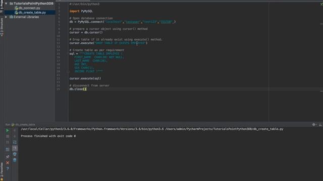 03 Python 3 MySQL Database Access - Creating a Table смотреть онлайн