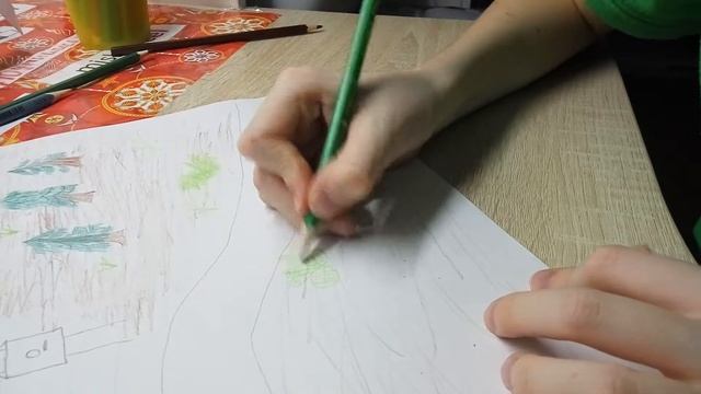 Рисуем рисунок на тему как мы помогаем природе смотреть онлайн