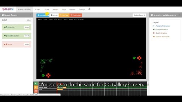 Visual Novel: Unlockable CGs Tutorial