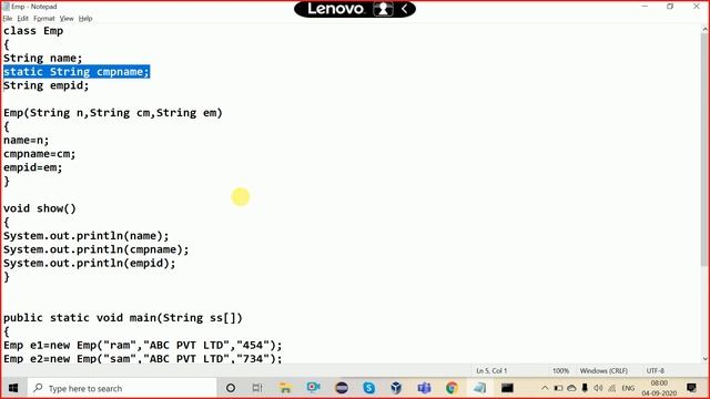 # 31 Constructor | Static Keyword | Init & Static Block | Tutorial In Java Tutorials | Java Basic смотреть онлайн