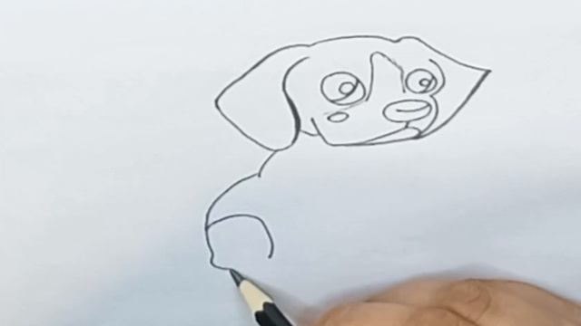 How to draw a cute puppy dog easy!!New simple pencil drawing! how do you draw how do you draw a dog смотреть онлайн