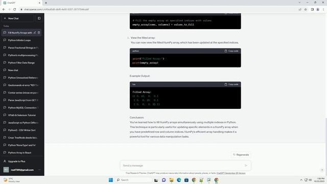 How to fill numpy arrays simultaneously using multiple indexes in python смотреть онлайн
