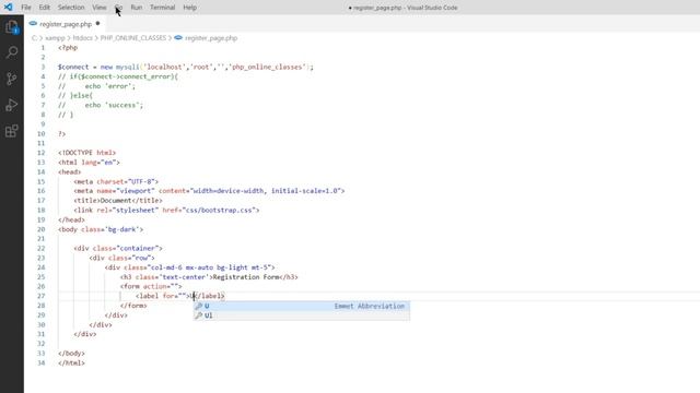 PHP-CREATE DATABASE AND INSERT QUERY. смотреть онлайн