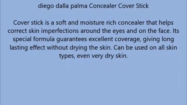 diego dalla palma Concealer Cover Stick смотреть онлайн