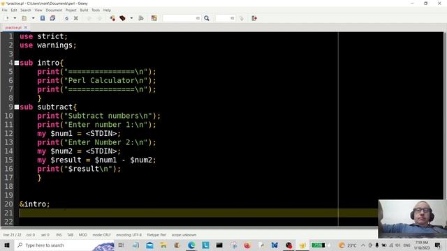 Perl Mini Project - Calculator - 2023 смотреть онлайн