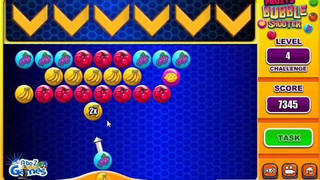 Fruits Bubble Shooter - atozonlinegames смотреть онлайн