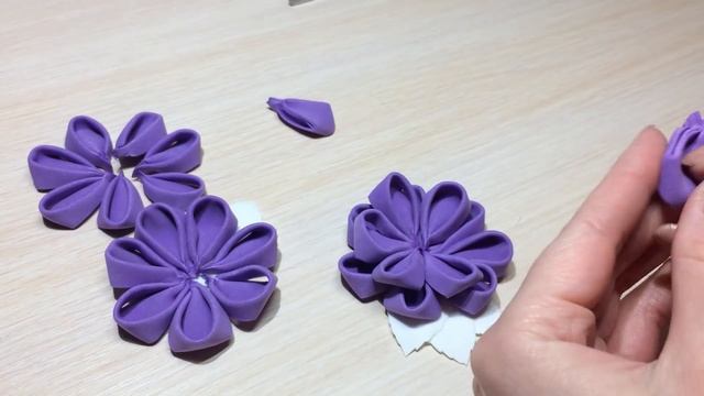 МК Цветочки своими руками! Фоамиран зефирный. смотреть онлайн