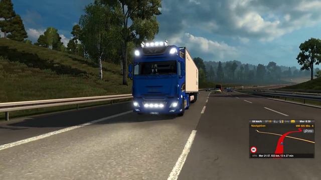 ETS 2 Daf XF E6 stock sound смотреть онлайн