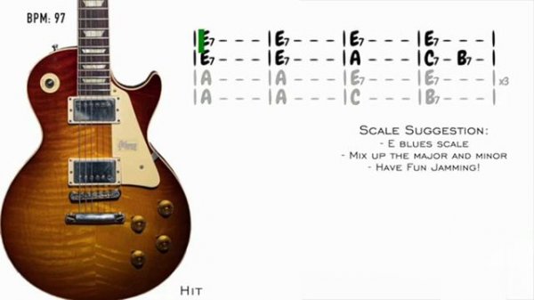 E Blues Backing Track _ Guitar Backing Track In E Major