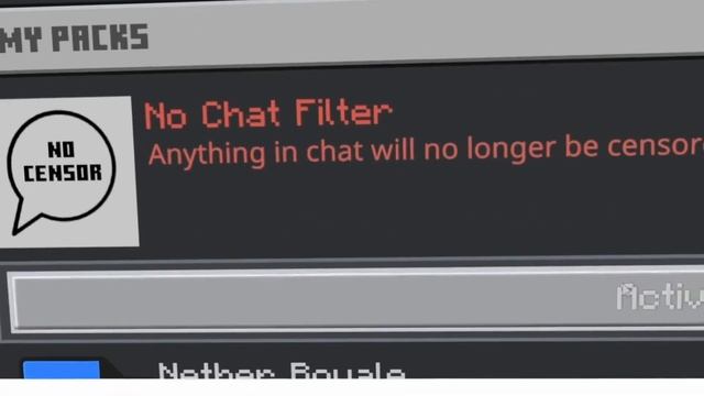 No Chat Filter Resource Pack - Minecraft Bedrock (Download in Description) смотреть онлайн