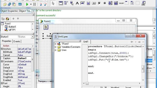 Delphi. Работаем с FTP. (Артём Кашеваров) смотреть онлайн