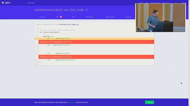 PYCON UK 2017: Finding bugs for free - The magic of code analysis смотреть онлайн