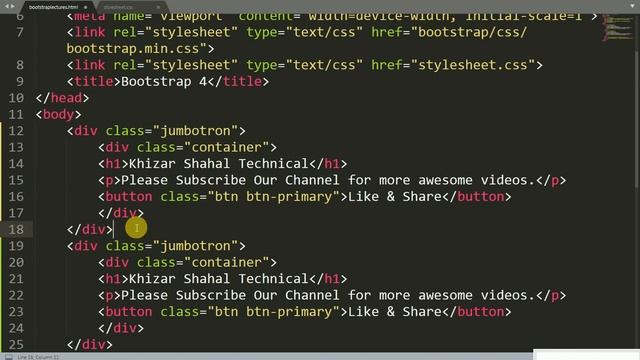 Lec # 7 Jumbotron Vs Jumbotron-fluid in Bootstrap 4 Urdu Hindi Jumbotron Background Containers Urdu смотреть онлайн