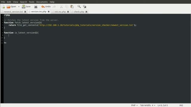 PHP Tutorial: Version Checker [part 01] смотреть онлайн