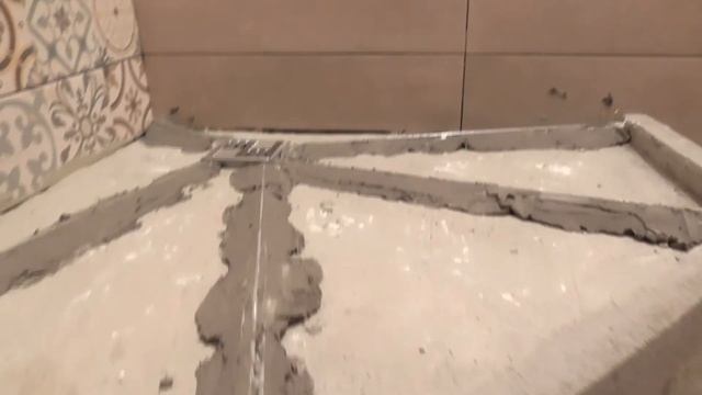Душевой поддон из плитки в Краснодаре.