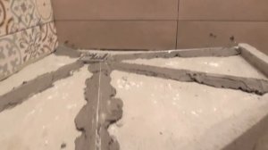 Душевой поддон из плитки в Краснодаре.