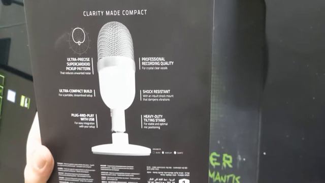 ارخص مايك لليوتيوب والتسجيل والستريمنج Razer Seiren Mini compact Streaming Microphone 2021 смотреть онлайн