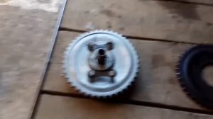 Замена задней ведомой звезди на мотоцикле Минск 125