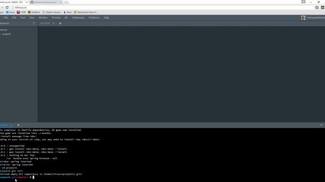 Create Github repository and push ruby on rail source code to it смотреть онлайн