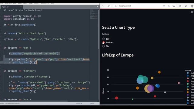 Python Dashboard using Streamlit | Streamlit Dashboard with Plotly смотреть онлайн