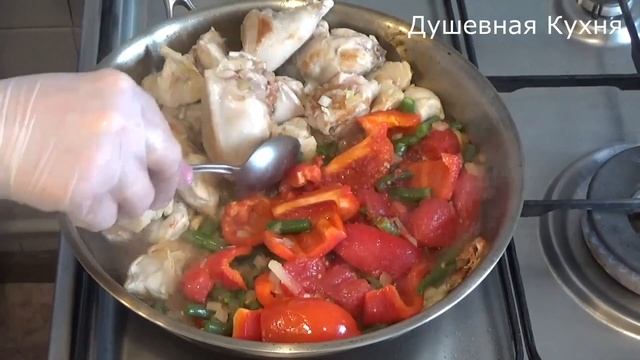 Паэлья вместо плова! Кролик и мидии! Paella With Rabbit And Mussels!