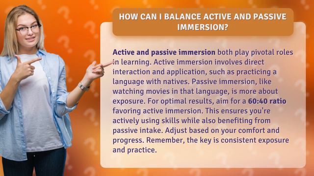 How Can I Balance Active and Passive Immersion? смотреть онлайн