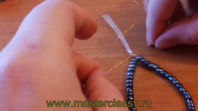 Серьги - ганутель своими руками: подробный видео урок смотреть онлайн