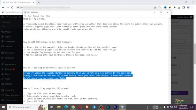 How to add FAQ schema in WordPress classic editor смотреть онлайн