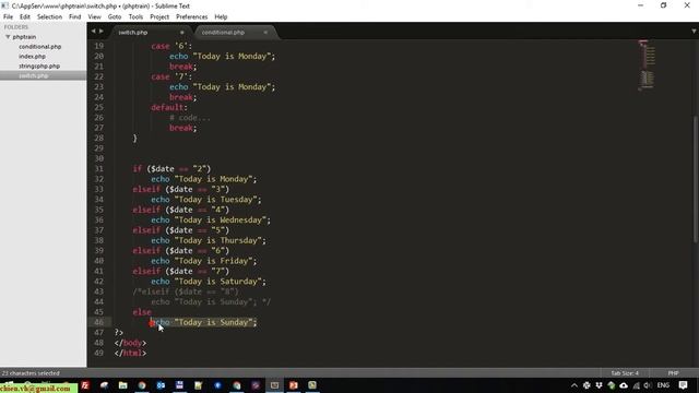 Day7: Switch Statements in PHP смотреть онлайн