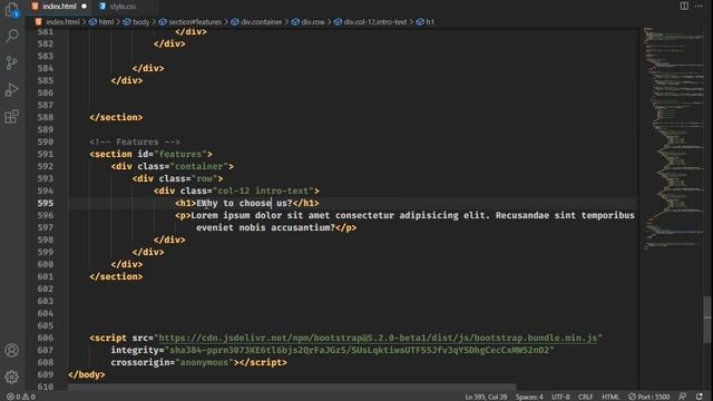 Restaurant Website Design Using Bootstrap 5 | Bootstrap Landing Tutorial Step By Step смотреть онлайн