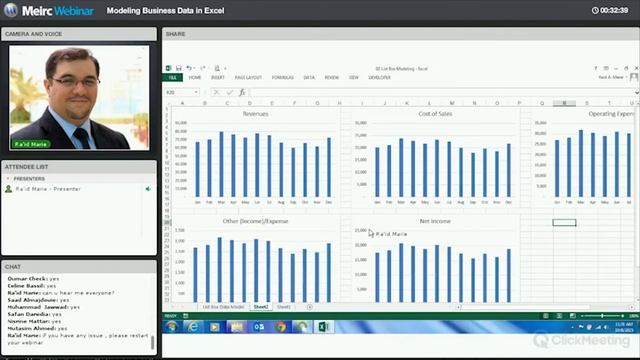 Modeling business data in Excel | Accounting and Finance| Dubai | Meirc смотреть онлайн